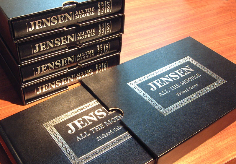 Jensen - all the models - leather-bound